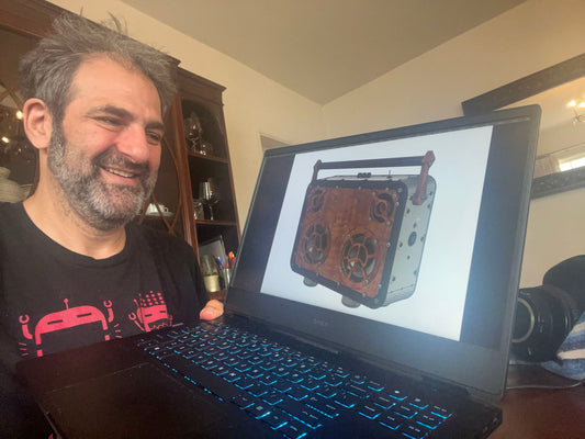 Milestone Moment: Finished the 3-D Model of the DIY Kit Boombox