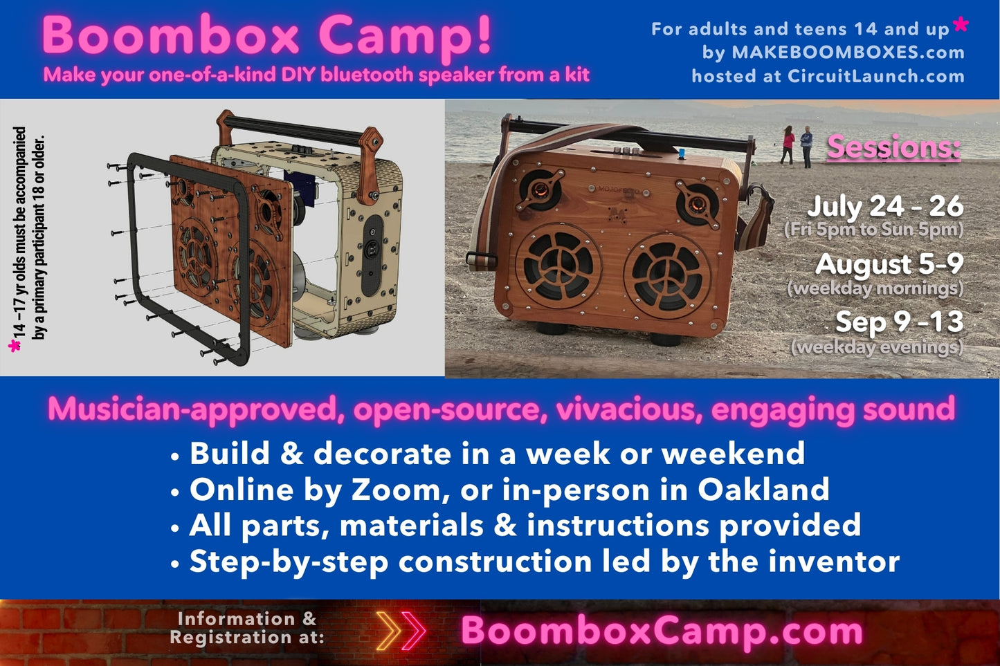 Boombox Camp, Summer/Fall 2024