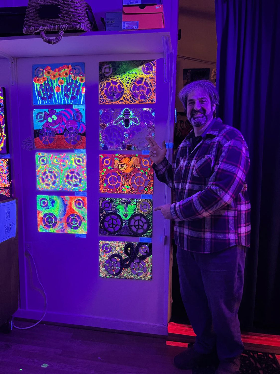 BlackLight Art Faces Exhibit at Studio 23