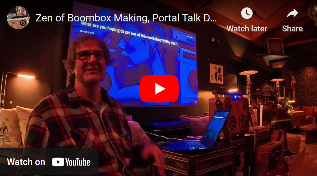 “The Zen of Boombox Making” Immersive Event at the Portal Marin